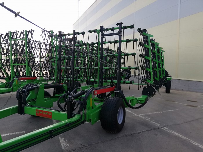 Борона тяжелая пружинная (стерневая) КАМА LION 24 м