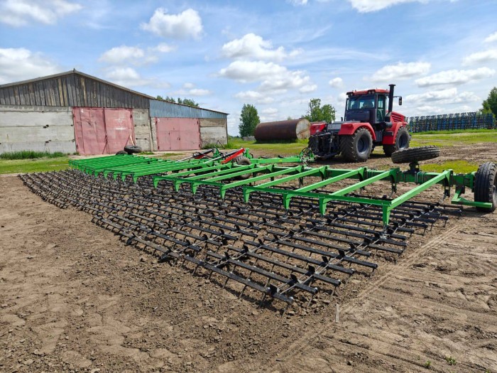 Борона тяжелая шлейфовая КАМА BARS 17 м