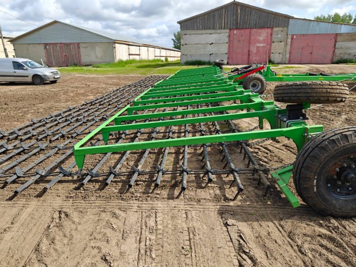 Борона тяжелая шлейфовая КАМА BARS 17 м