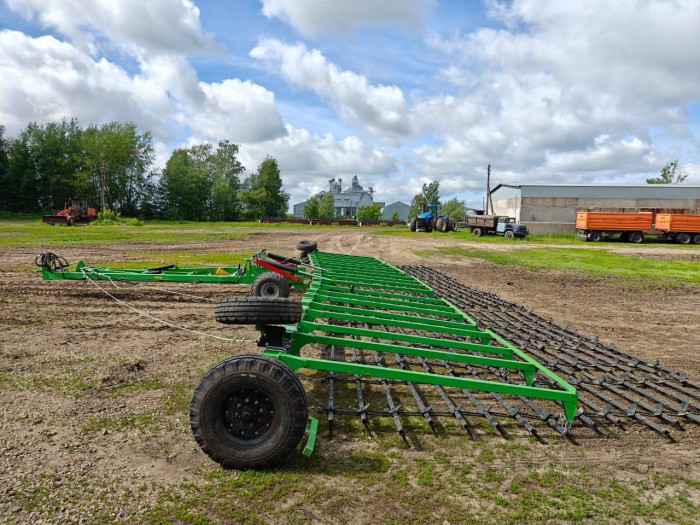 Борона тяжелая шлейфовая КАМА BARS 17 м