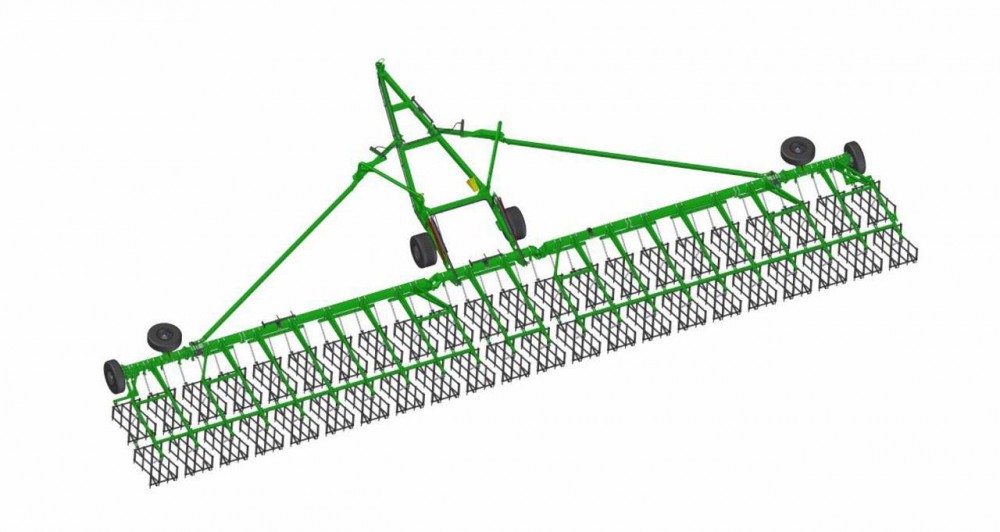Сцепка зубовая гидрофицированная KAMA LEOPARD 22 с жесткими тягами
