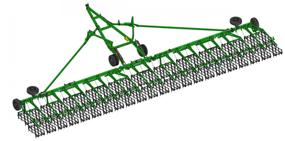 Сцепка зубовая гидрофицированная KAMA LEOPARD 22 с жесткими тягами