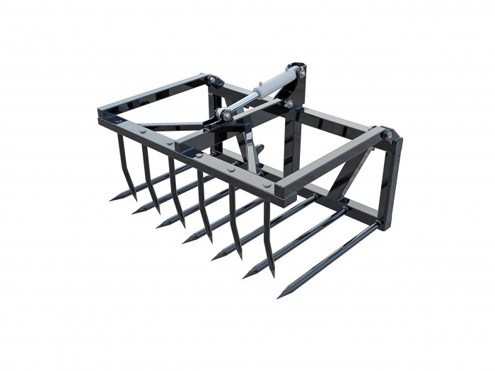 Вилы для сена (обьем 0.7 м³, 1 гидроцилиндр на прижим)