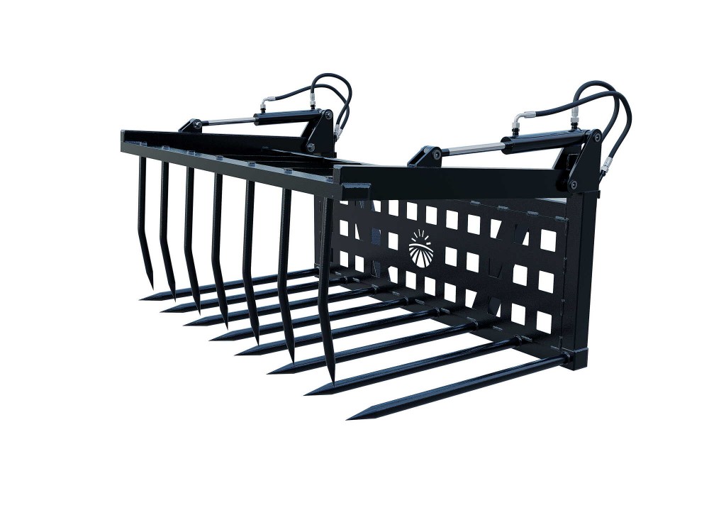 Вилы для сена (обьем 1.1 м³, 2 гидроцилиндра на прижим)