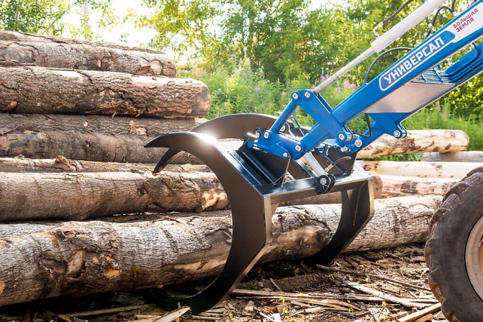 Вилы для леса с прижимом