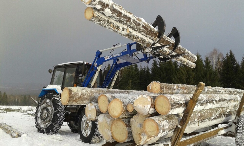 Захват бревен