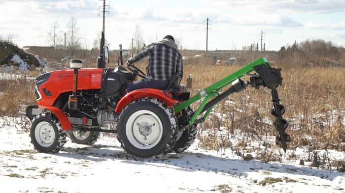 Земляной бур Flagman (Флагман) M2 20/40 + (кардан 90см/6х8/усиленный/с предохранительная муфтой)