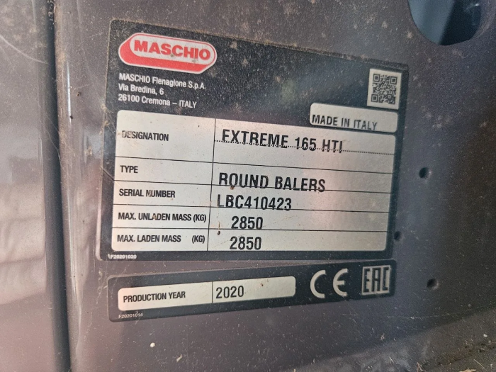 Пресс-подборщик Maschio Gaspardo Extreme 165 б/у